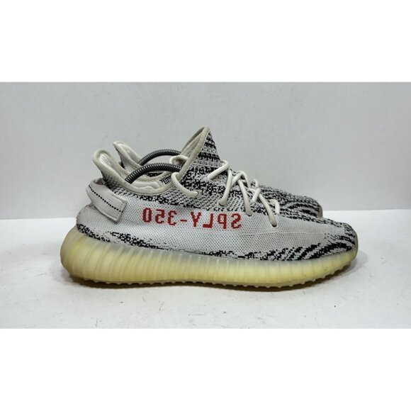 adidas Yeezy Boost 350 V2 Zebra 2018 Men's Size 11 White Core Black Red CP9654 - Picture 1 of 9